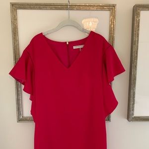 Trina Turk Flutter Sleeve Dress